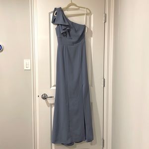 After Six Long Dress with a Slit, Size 2